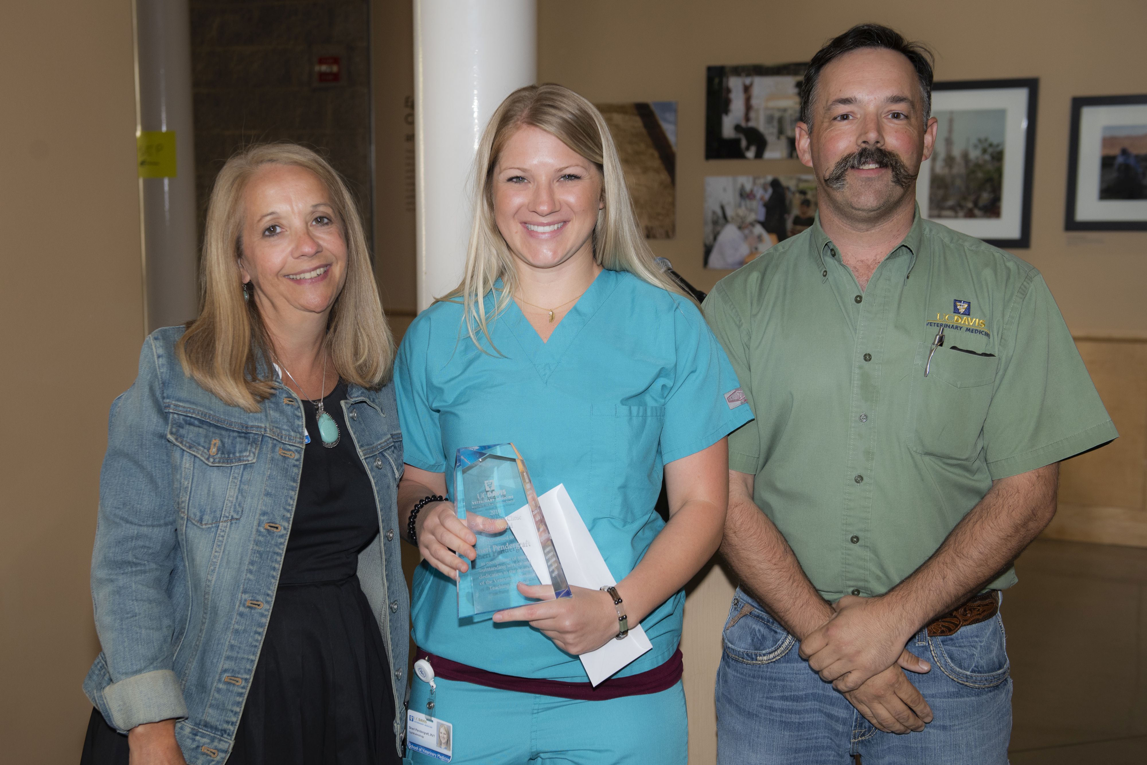 UC Davis veterinary hospital award