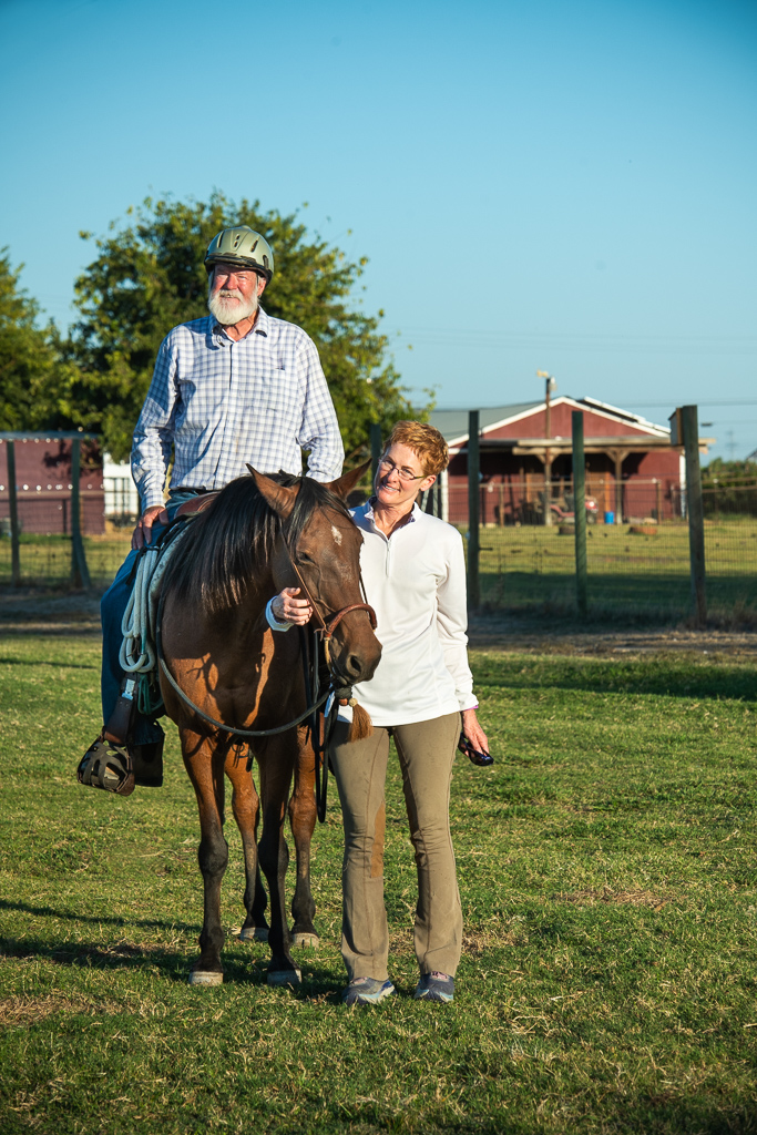 Easy, a 19-year-old Missouri Fox Trotter gelding