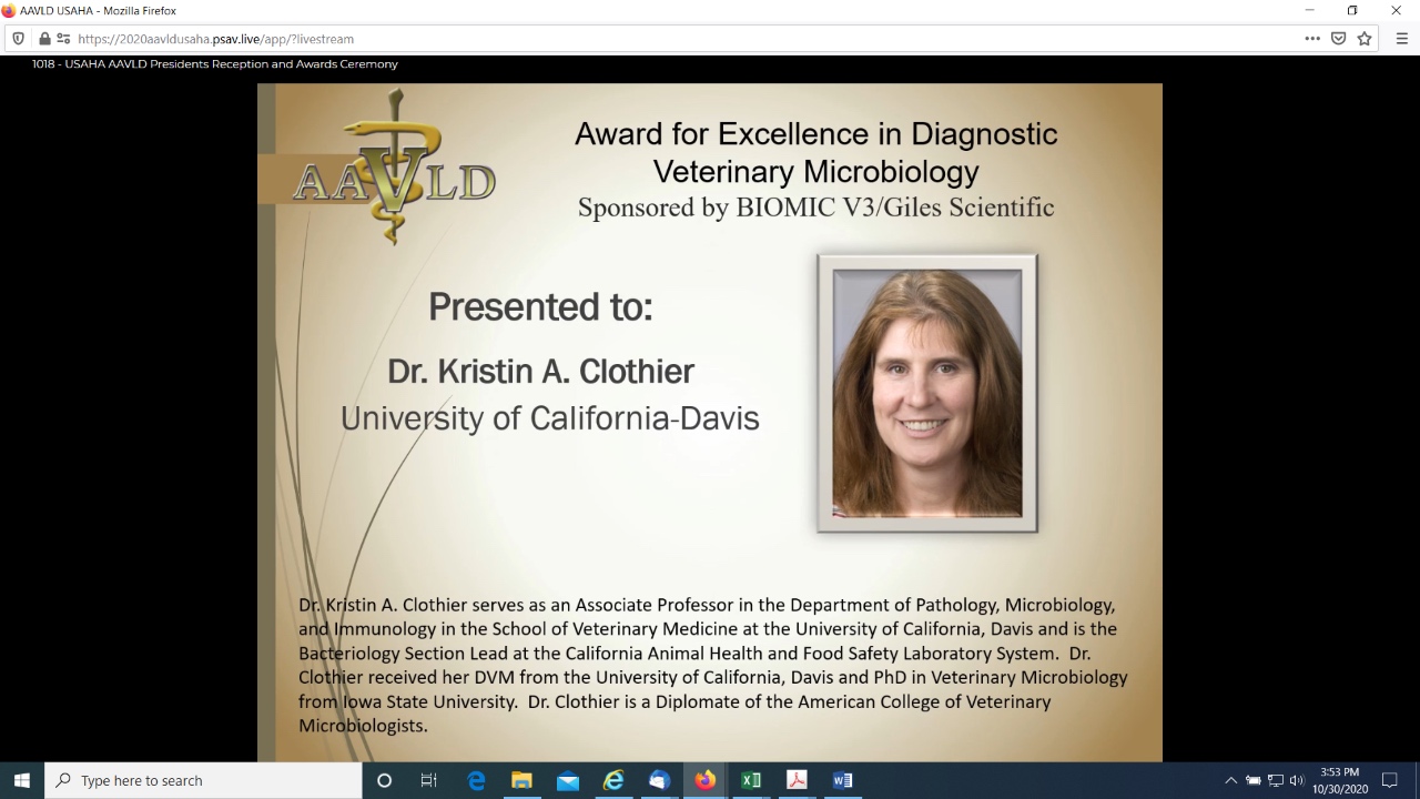 Dr. Kristin Clothier