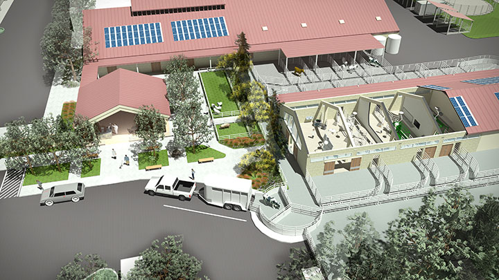 Livestock and Field Services Center Rendering