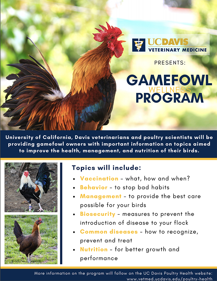 UCD Gamefowl Program Flyer 