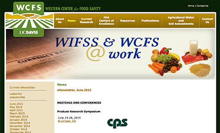 WIFSS & WCFS @ Work - Western Institute for Food Safety & Security