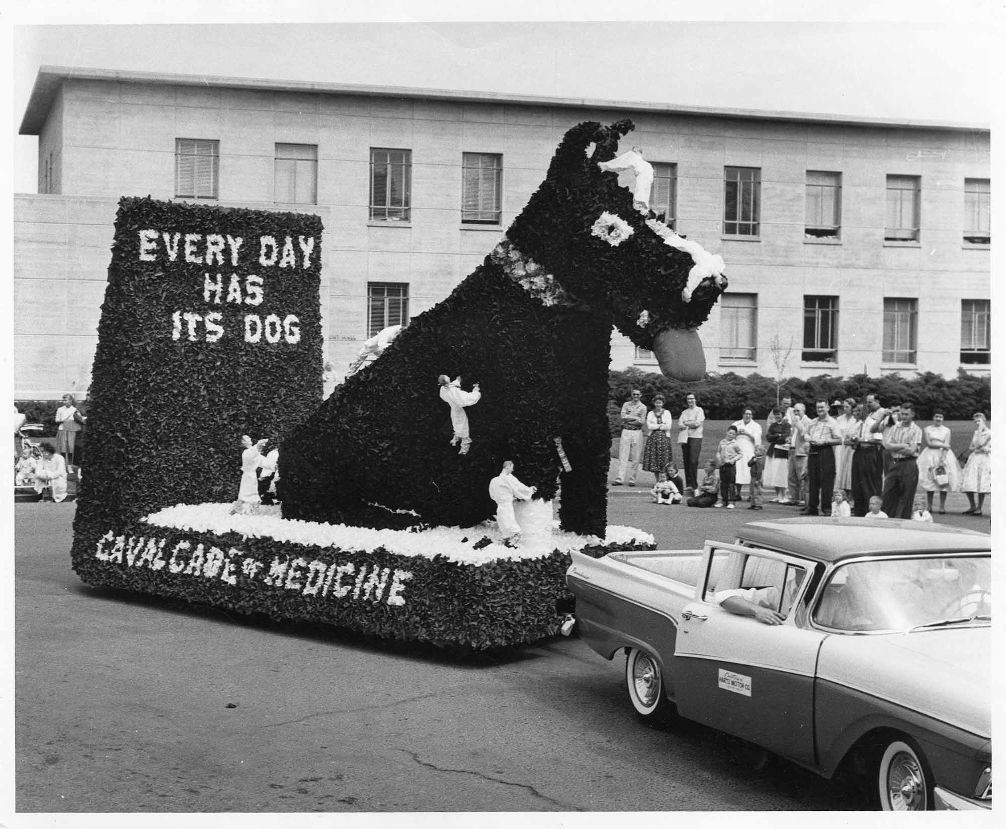 1957 dog float