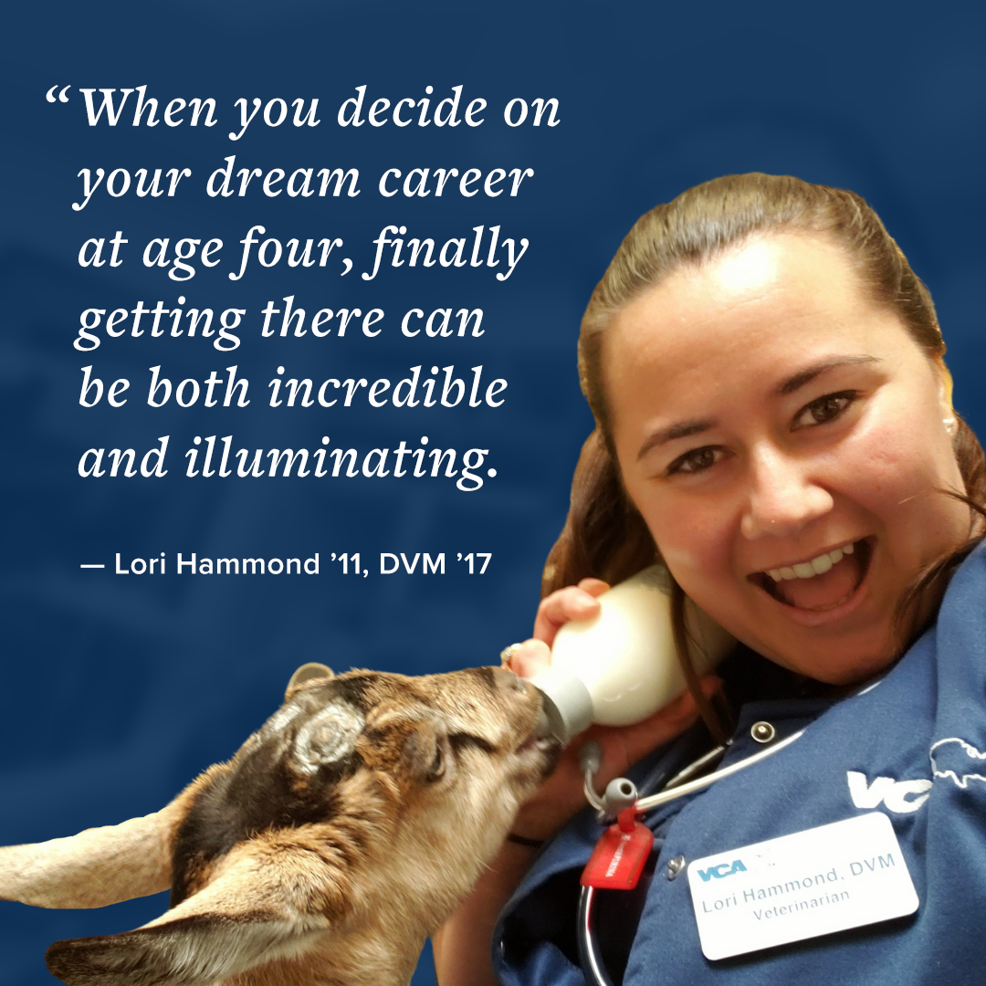Lori Hammond '11, DVM '17