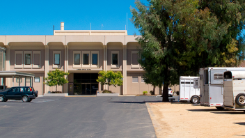 Entrance to Large Animal Clinic