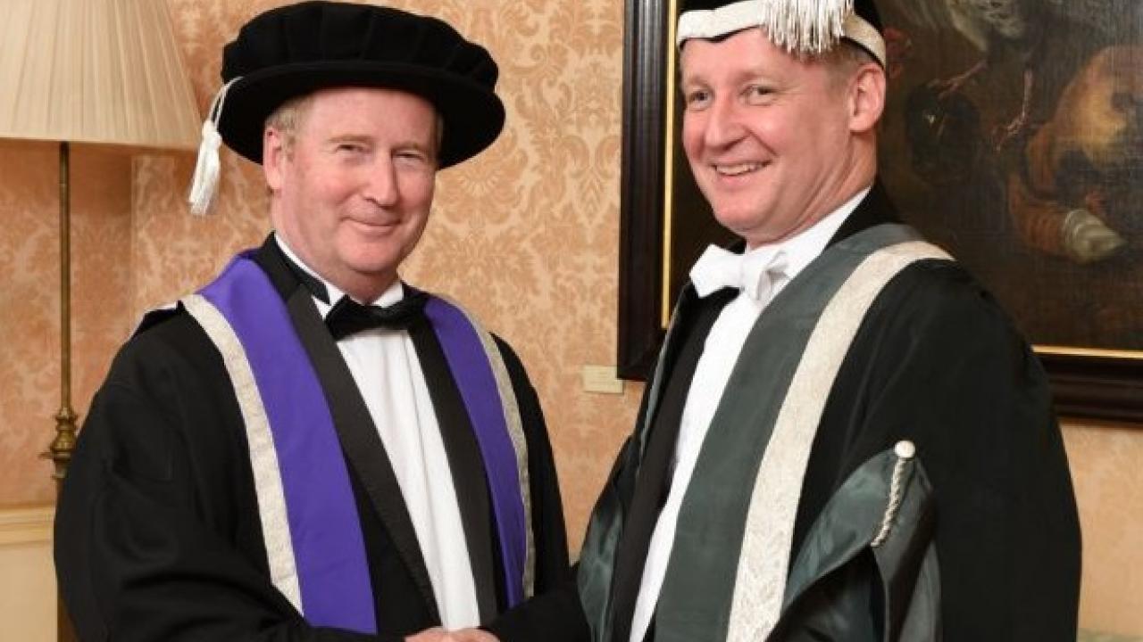 Michael Lairmore and Professor Stuart Reid