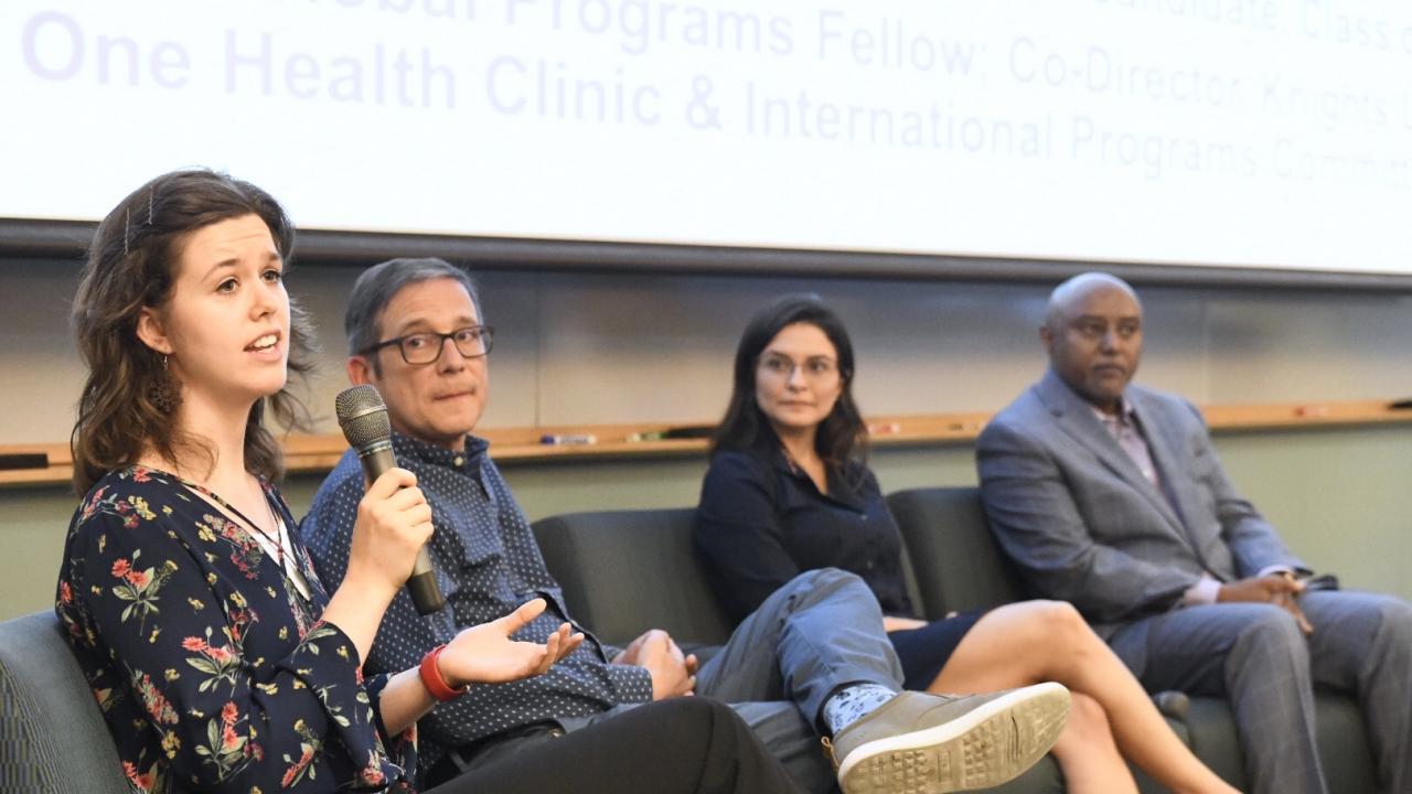 Amanda Crofton, Class of 2022, shares her experiences of gaining more cultural awareness in her work with the Knights Landing One Health Clinic. Amanda Crofton speaking