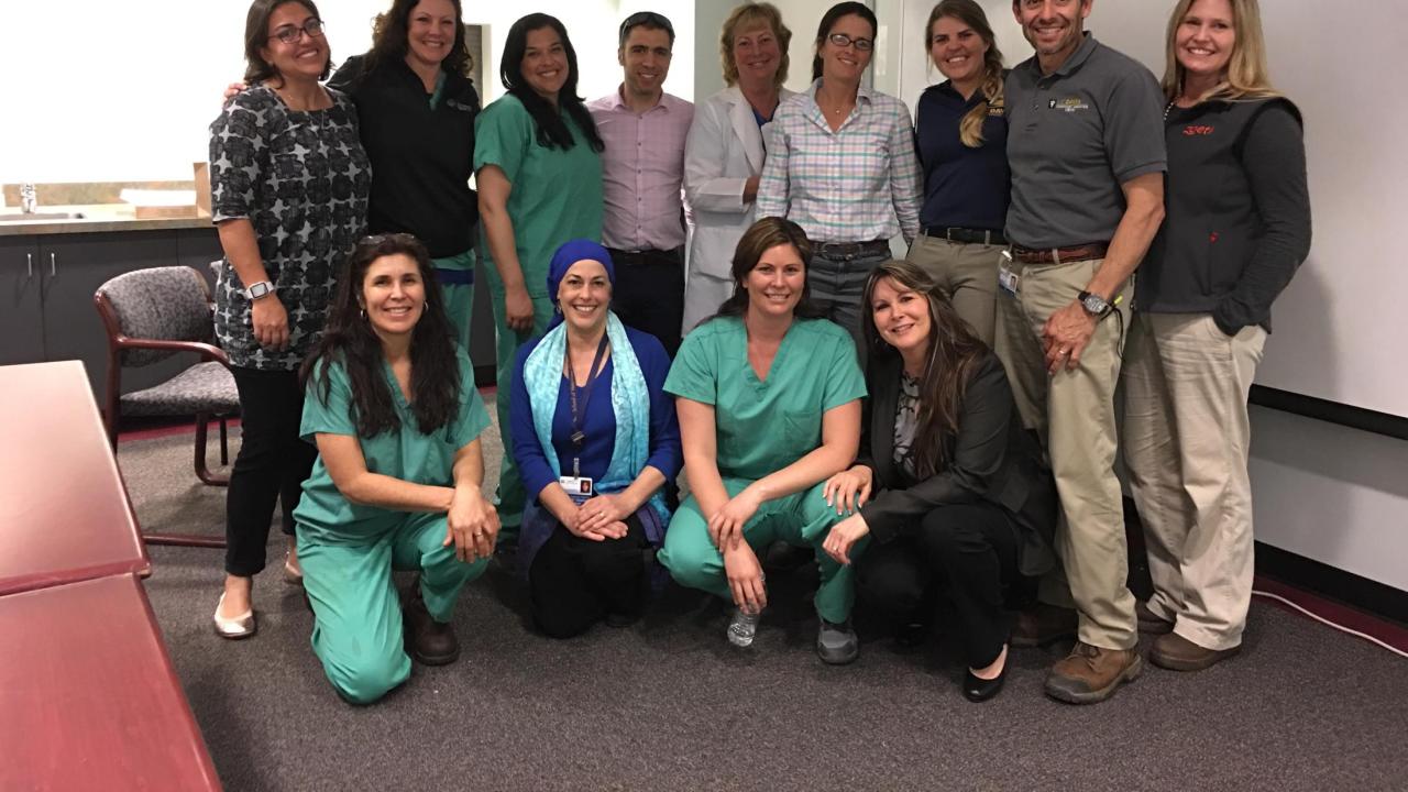 group photo of faculty and staff