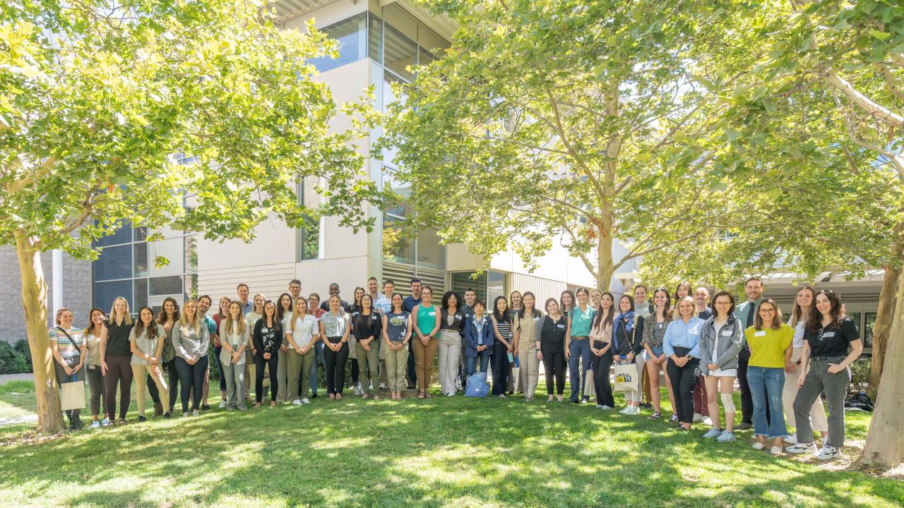large group of veterinarians at the UC Davis School of Veterinary Medicine