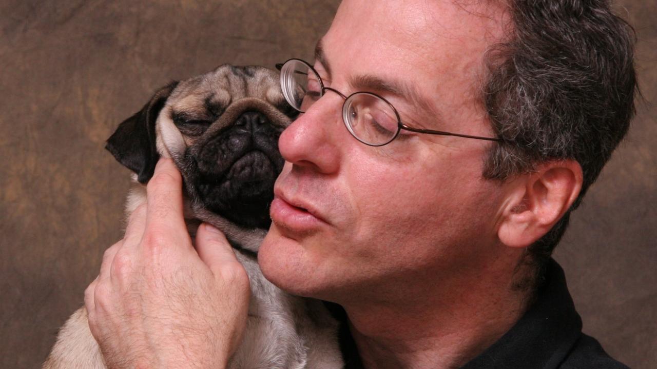 Barry Kipperman and dog