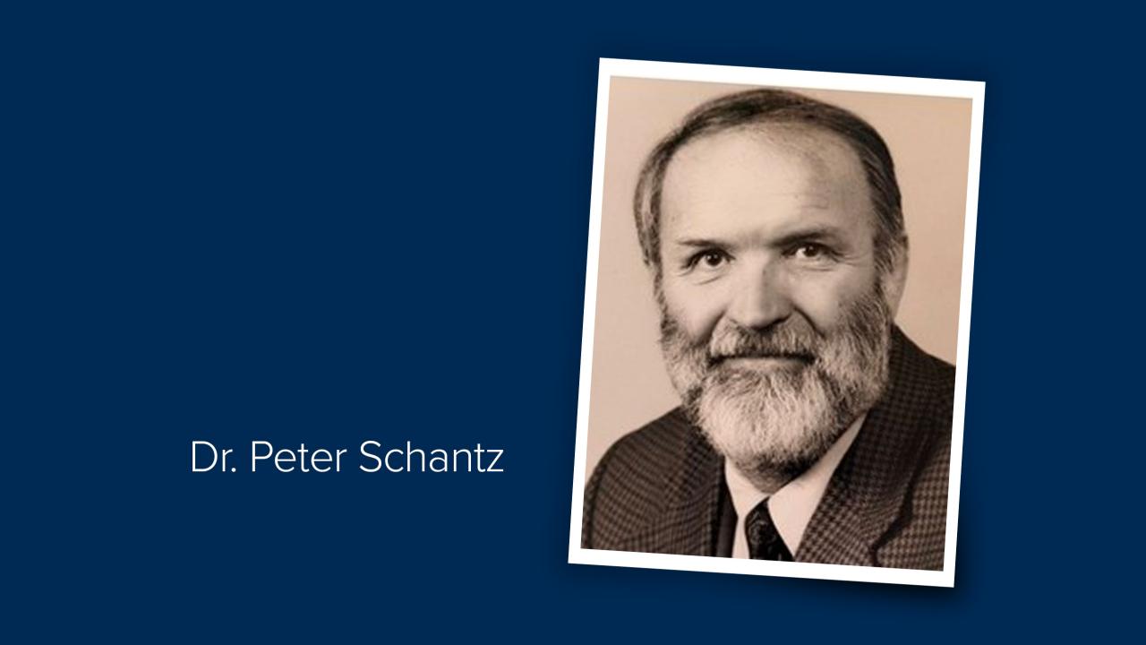 Dr. Peter Schantz