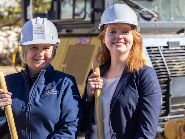 bird flight center breaks ground