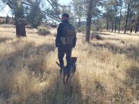 Clutch and Thielemann on a search and rescue training exercise.