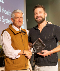 Christopher Caldwell receives 2024 Deans Staff award