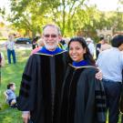 Dr. Jeffrey Stott with former Ph.D. student Roxann Motroni.