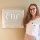Student Nicole Cady at the CDC
