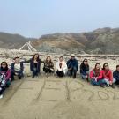 group of people on beach