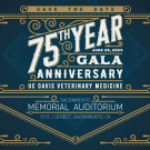Save the Date for the 75th Gala Anniversary