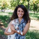 Dr. Karen Whala with cat